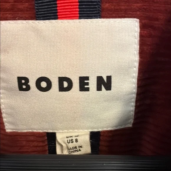 Boden Women's Deep Red Utility Jacket - Picture 2 of 2